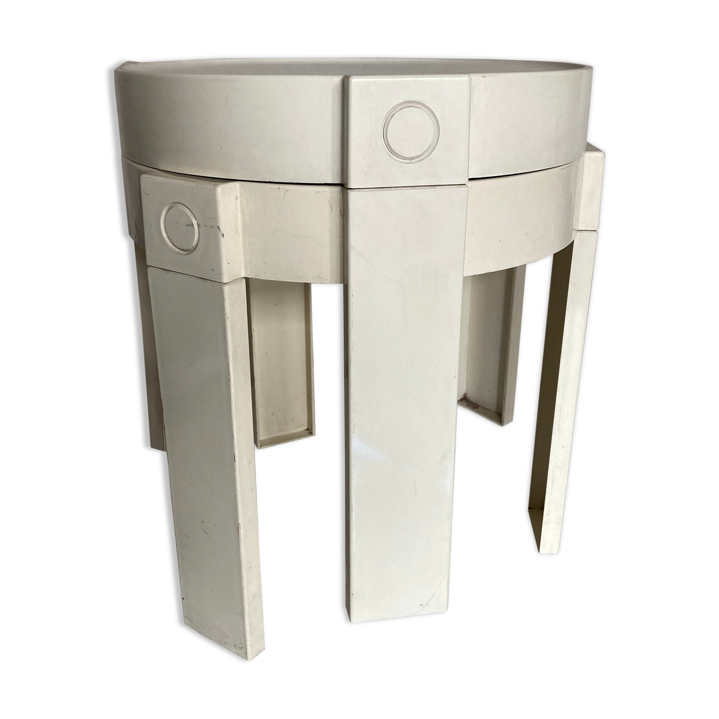 Pair of Studio Flair bedside coffee tables for Prisunic 1970