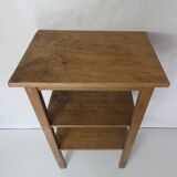 solid wood side table