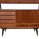 Vintage Wall Unit Bookcase Sweden Teak Design