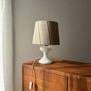 Vintage table lamp Ingo Maurer opal glass Design M ML1 1960s