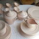 Coffee service powder pink 52 parts 1930