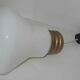 Suspension vintage en opaline en forme d'ampoule s