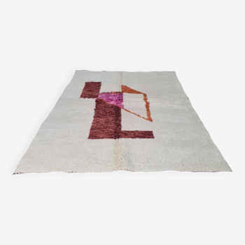 Tapis berbère en laine fait main 250 x 150 cm