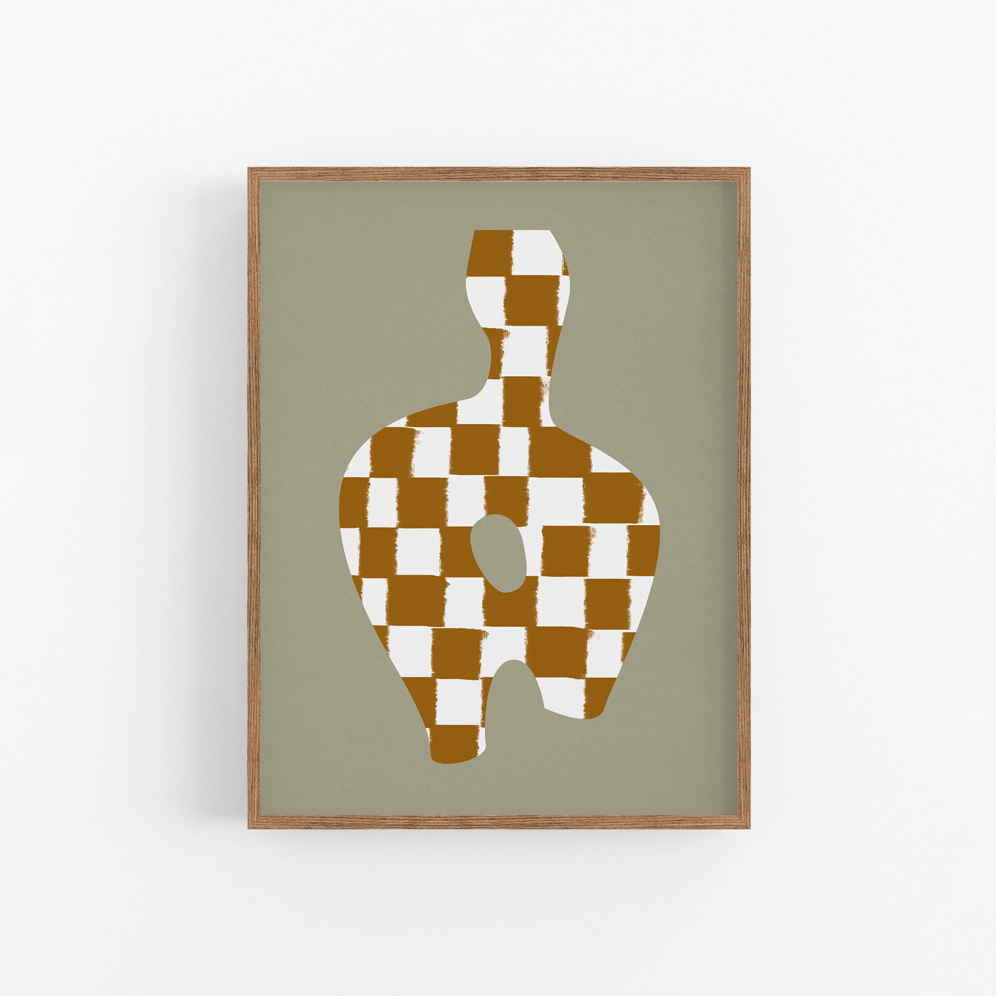 Chequers giclee art print, 50x70cm