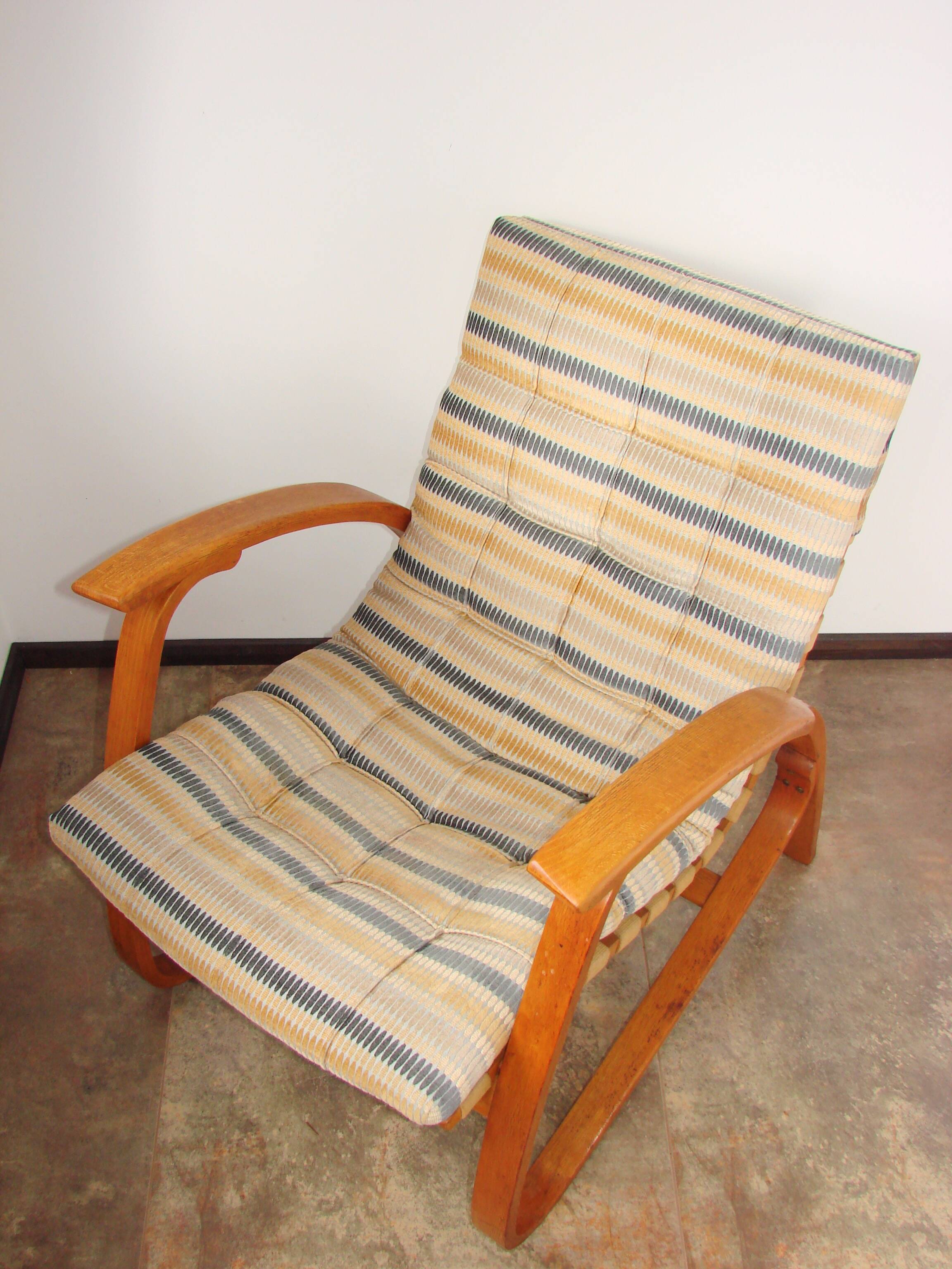 Jan Vaněk armchair, Závody Projekt, 1930s, Czechoslovak modernism