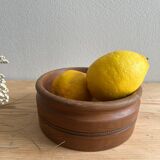 Vintage teak cup / empty pocket