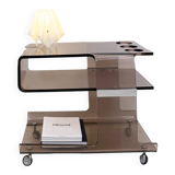 A plexiglass bar signed "Michel Dumas", 1970s.