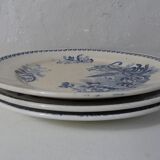 Iron earth 3 plates with butterfly entremets
