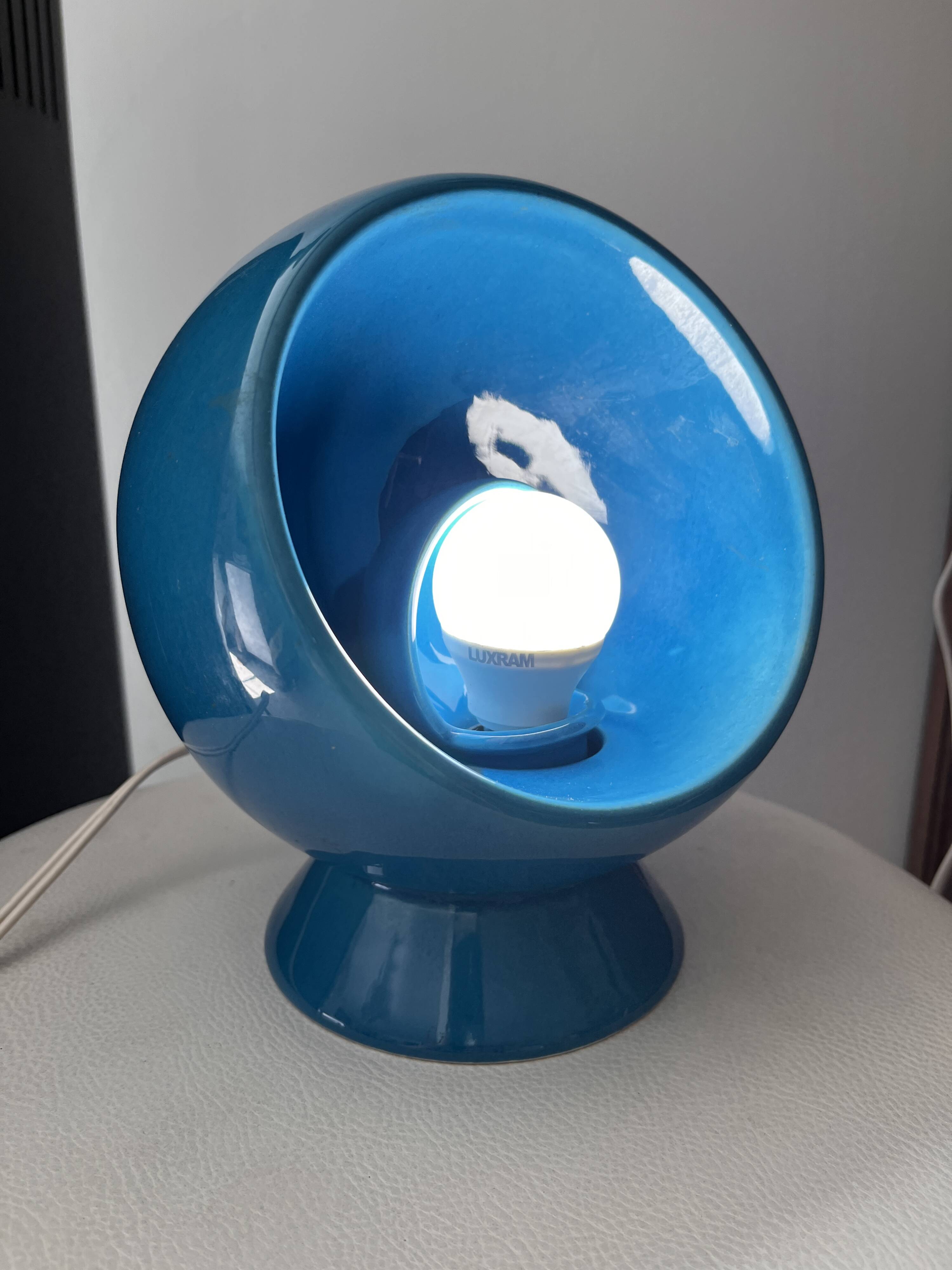 SC3 ceramic lamp Marcello Cueno 1960