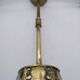 Ashtray on foot. Bronze and brass, with fleur-de-lis decoration.