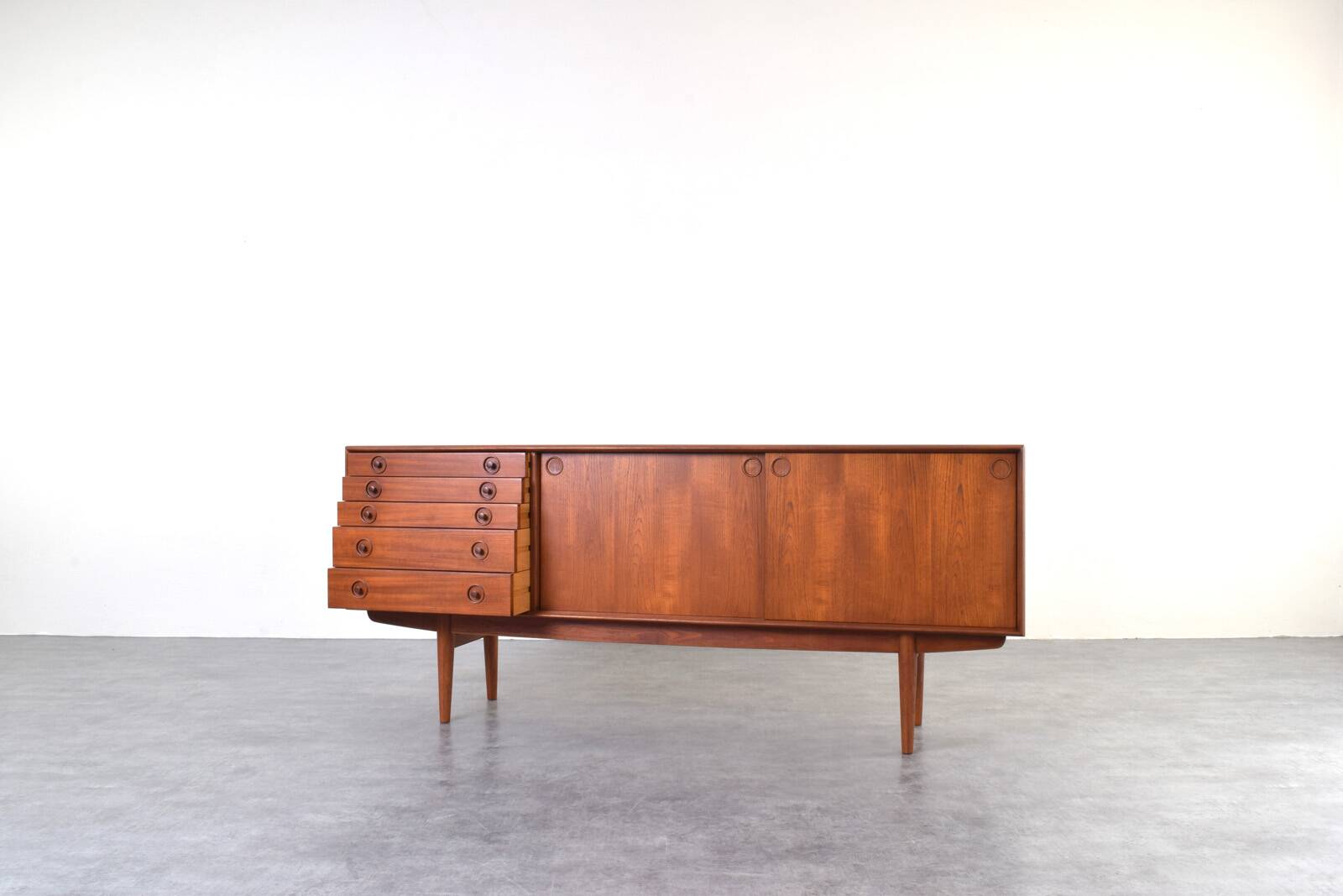 Mid-Century Norwegian Teak Sideboard from Bruksbo, 1960s.