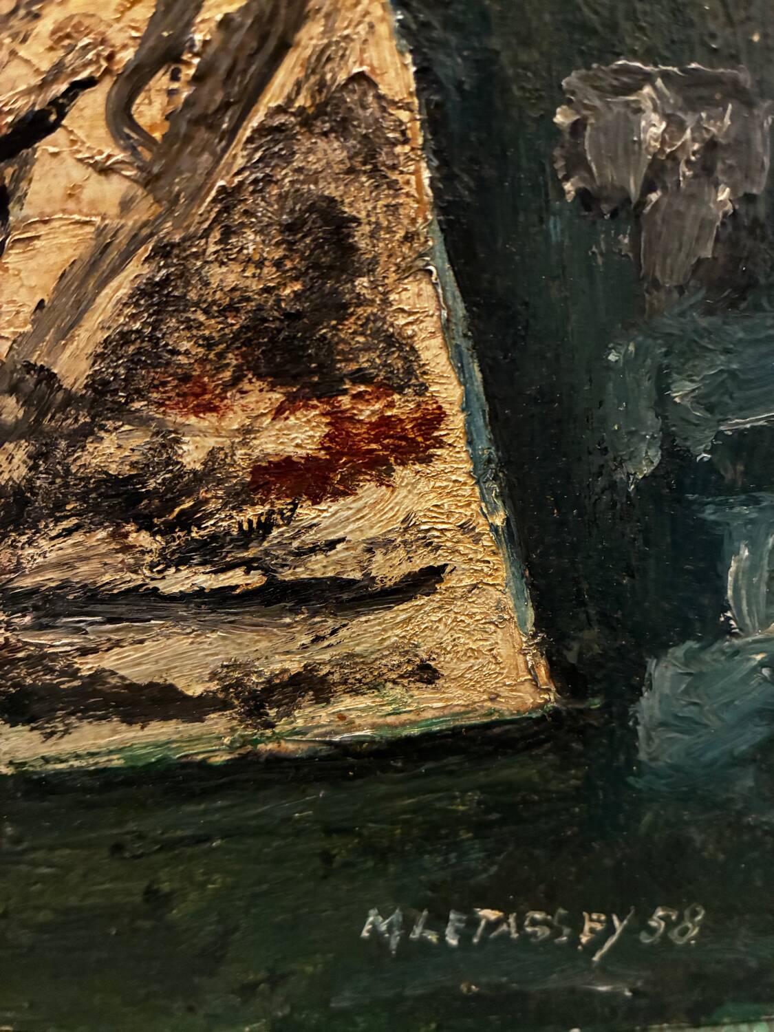 Double-sided composition Marcel Letassey 1958