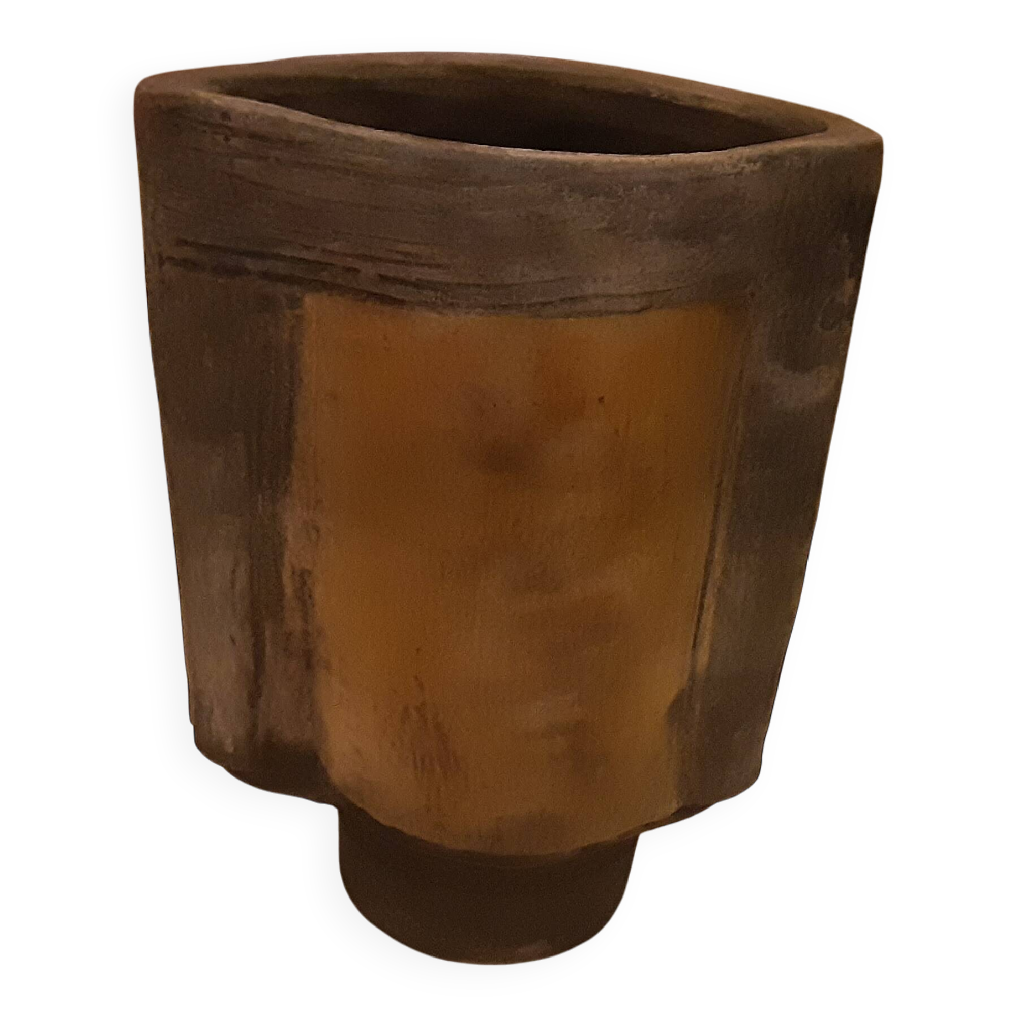 Stoneware vase, Dieulefit pottery