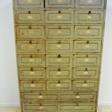 Meuble metier a clapet mercerie 1920