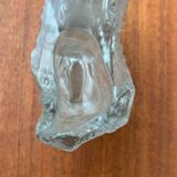Vintage Glass Block Vase