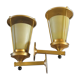 Pair of 50s design wall lamps
