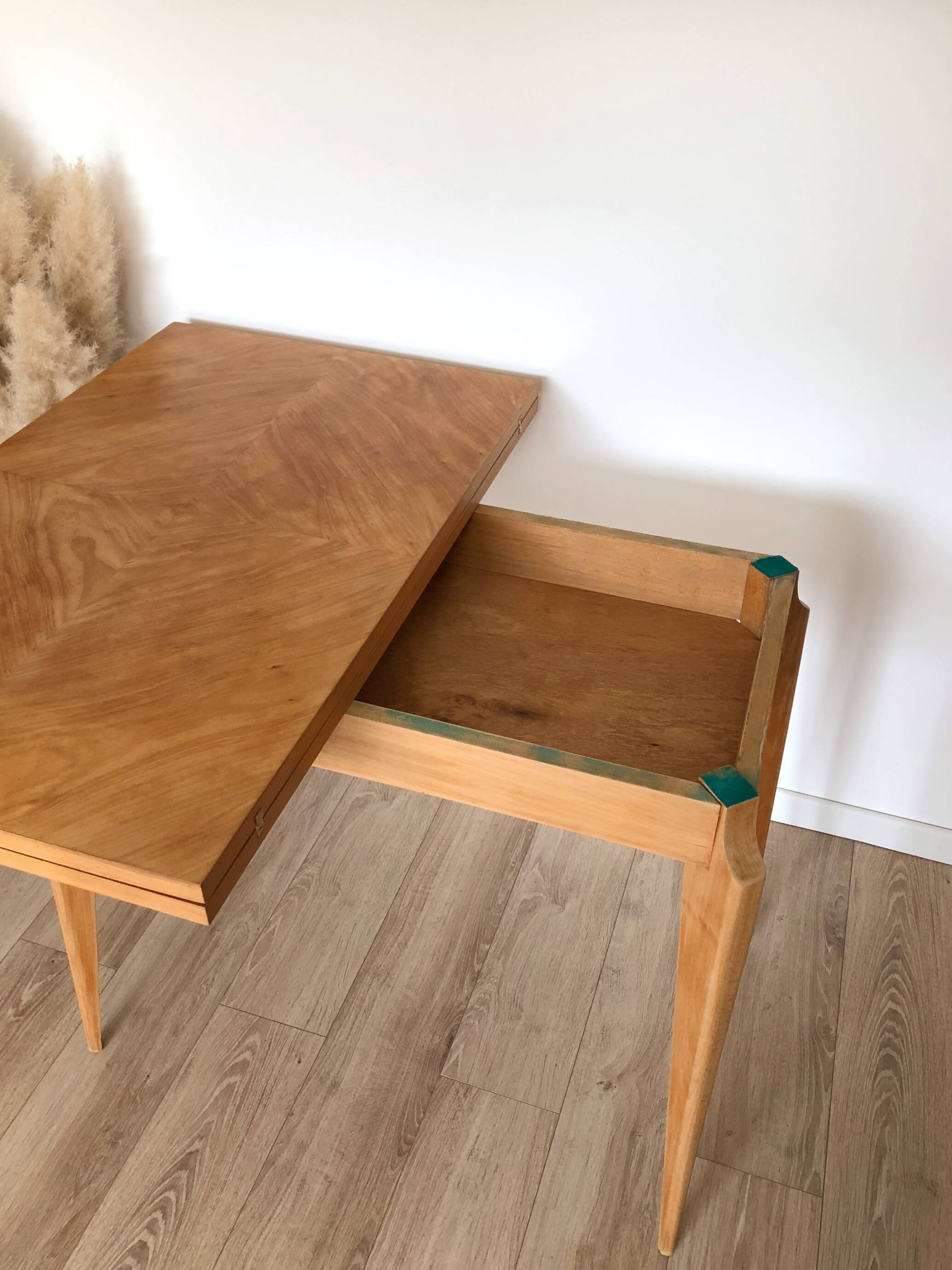 Table à manger extensible des années 60