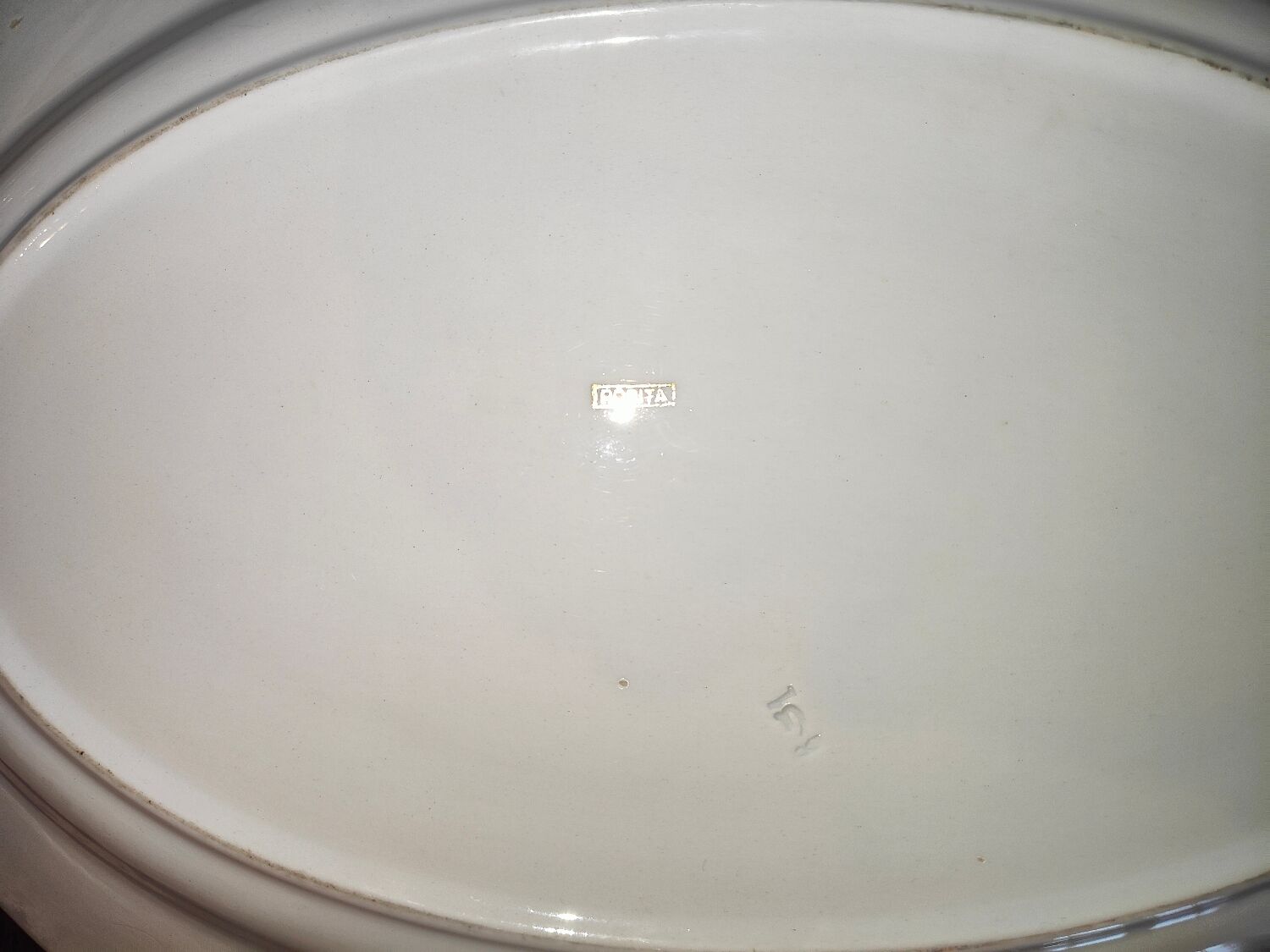 Old service 28 pieces porcelain KG Keller and Guérin Lunéville France decorated with flowers Rosita XIXth Century