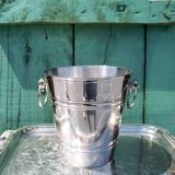 Hallmarked silver metal champagne bucket