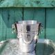 Hallmarked silver metal champagne bucket