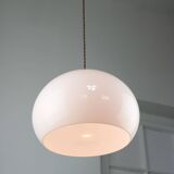 White Jolly Pendant Lamp by Luigi Massoni for Guzzini, 1970s
