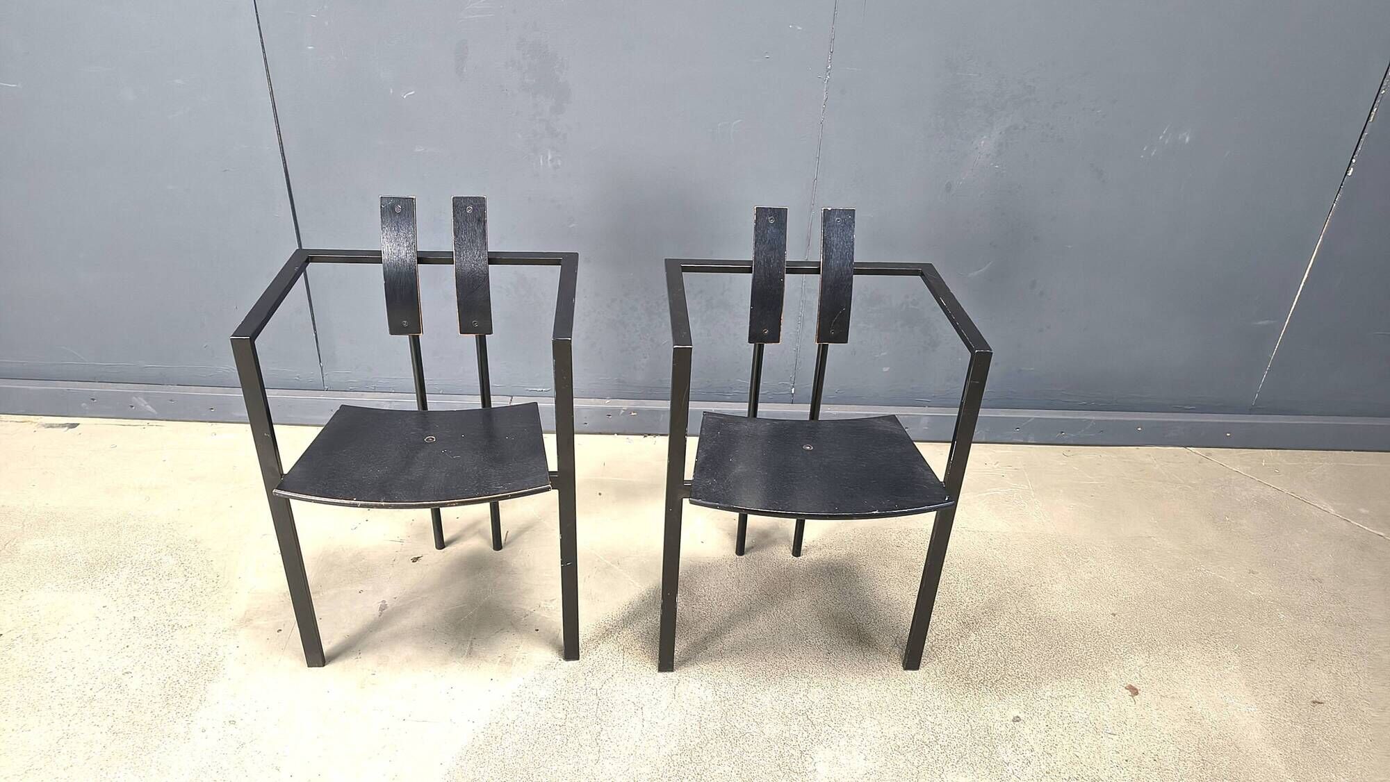 Trix dining chairs by Karl Friedrich Förster for KFF, 1980s, set of 2