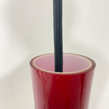 Red and opalin glass suspension.