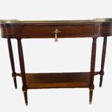 Louis XVI style mahogany console, 19th century