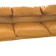 Maranlunga Cassina leather sofa by Vico Magistretti