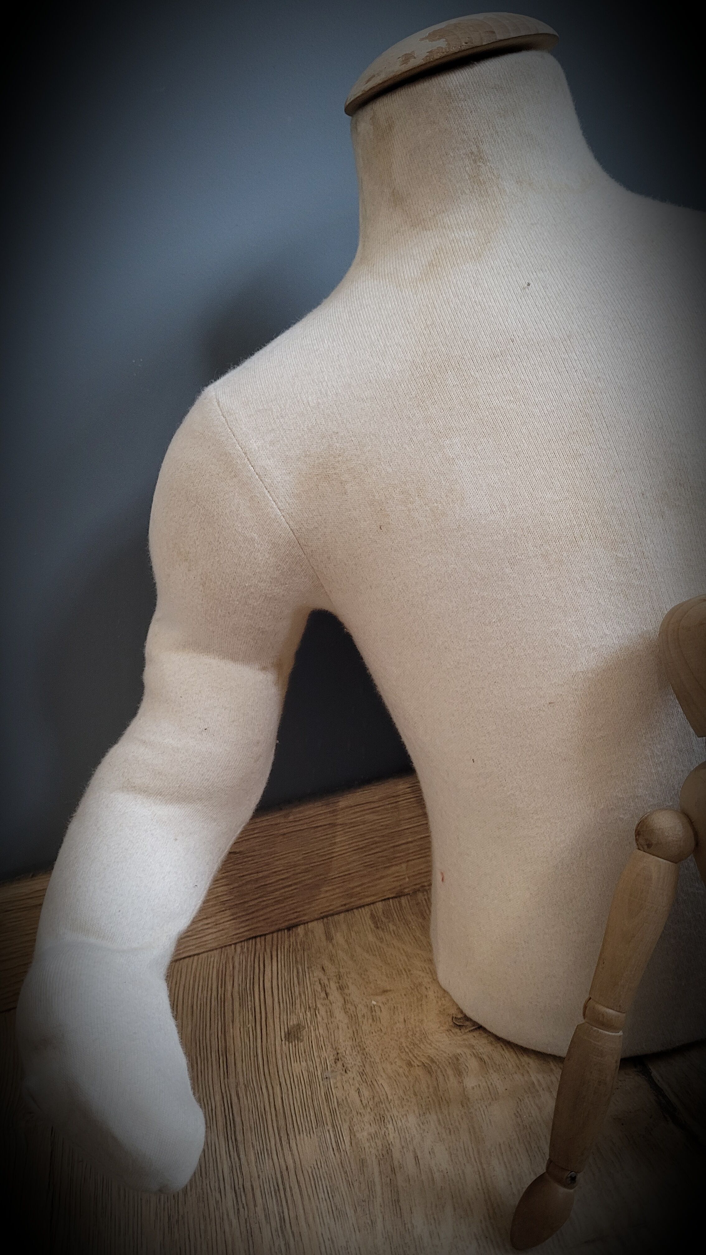 Mannequin wood fabric