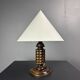 Midcentury French brutalist table lamp in the style of Charles Dudouyt, 50s
