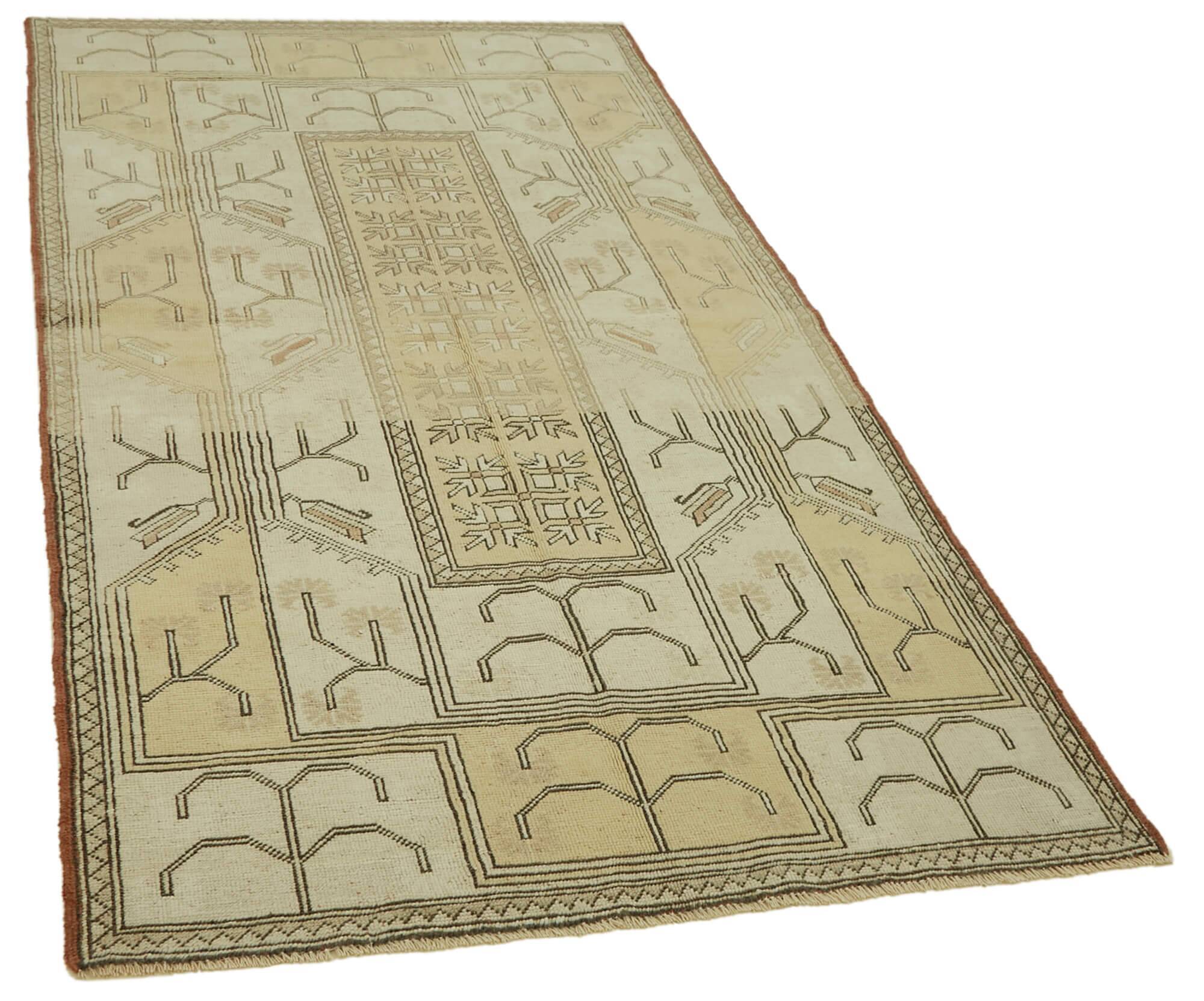 Turkish Vintage Anatolian Rug 120 cm x 215 cm