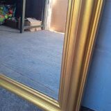 Louis Philippe mirror in gilded wood, 19th century - 110 cm