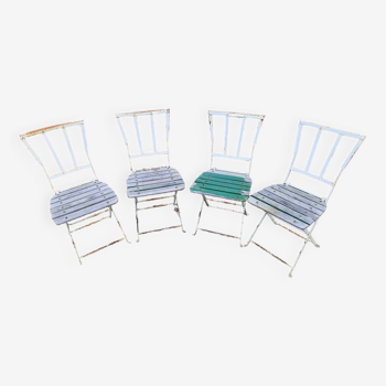 4 chaises  de bistrot