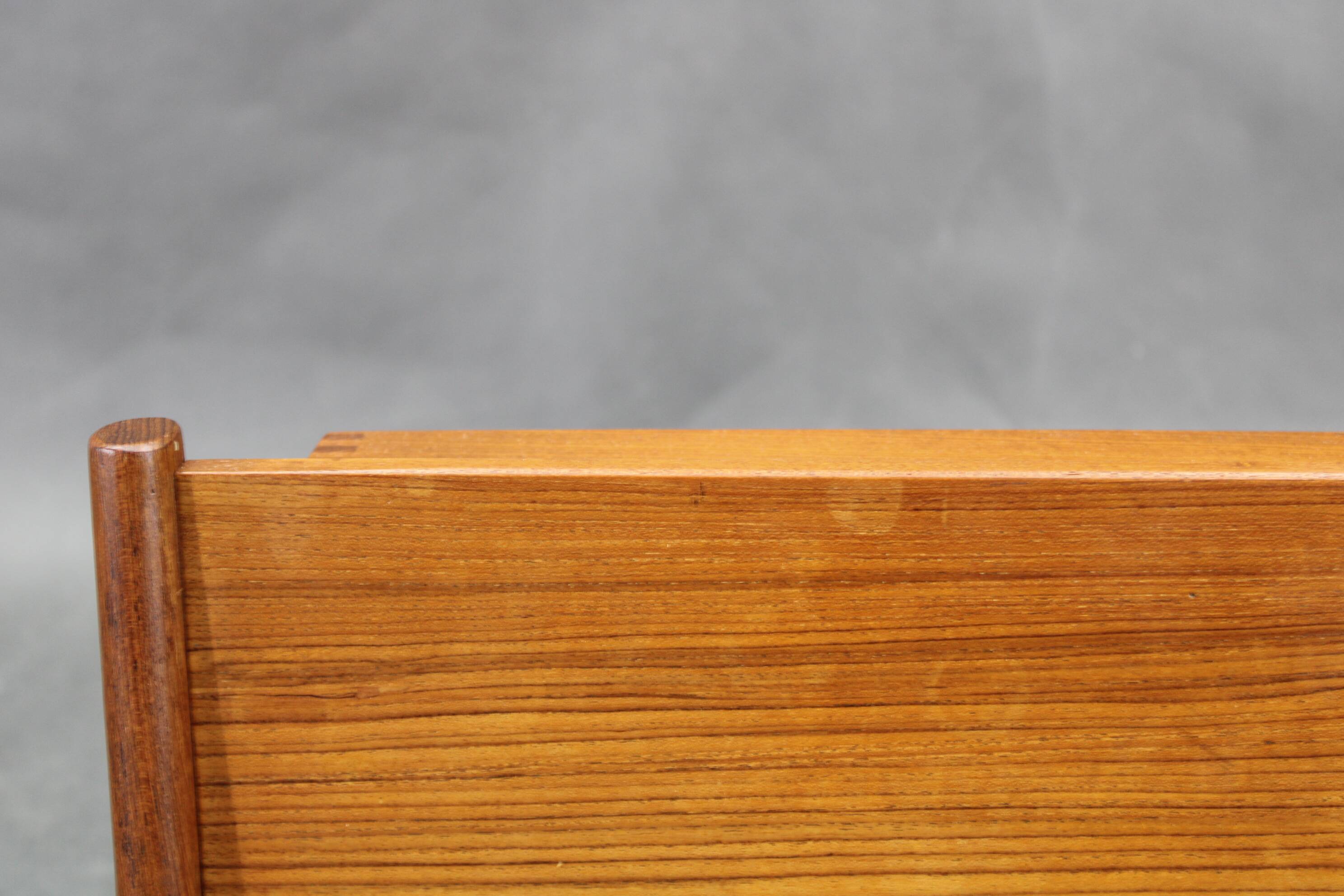 1950s pair of rare Borge Mogensen teak floating night stands by Dyrlund Denmark