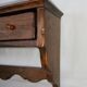 Curved wooden wall shelf storage drawers 69 cm