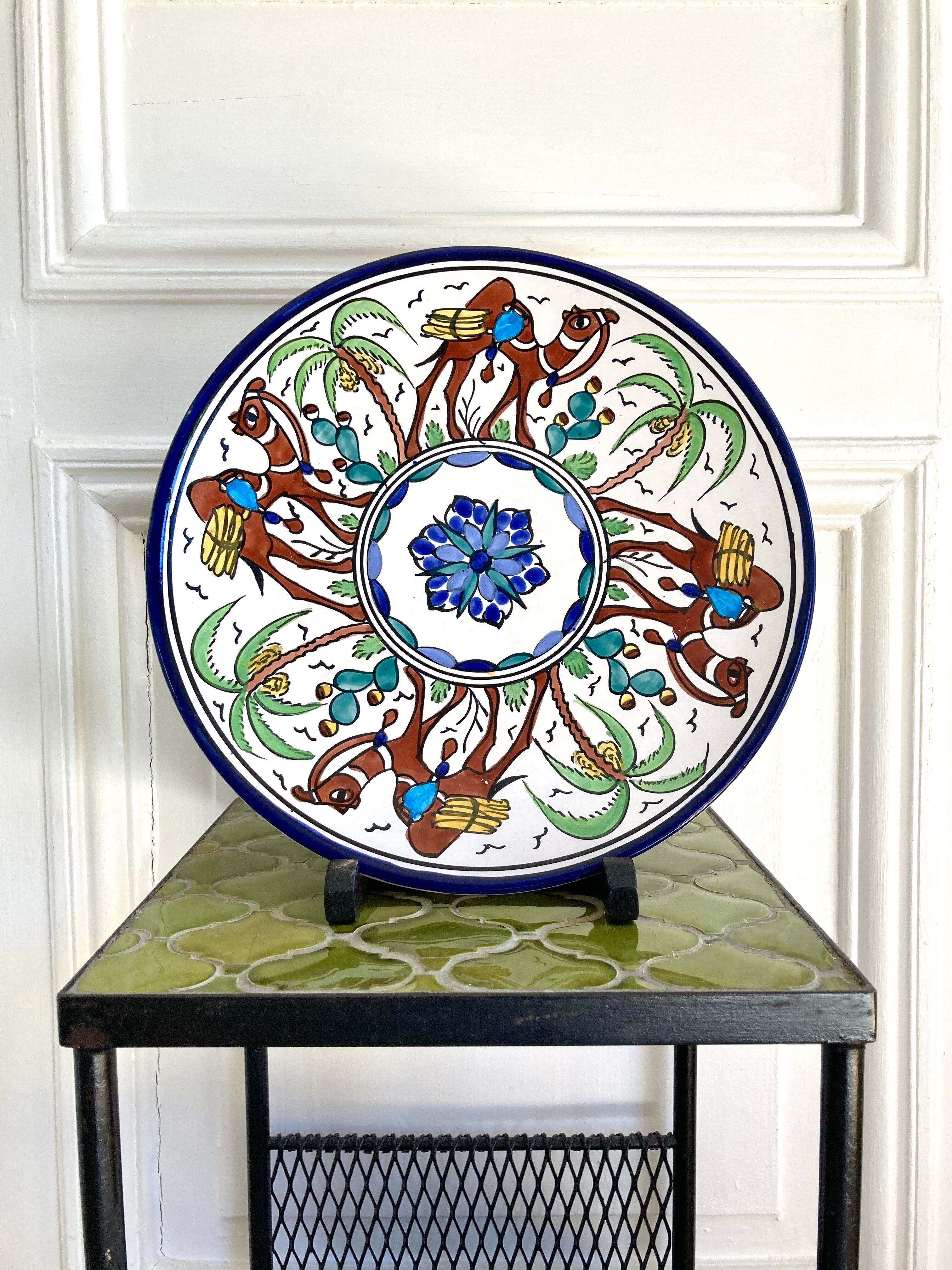Moroccan ceramic dish