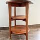 Table d'appoint vintage IKEA Olsvik en pin massif (Années 2000)