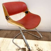 Suite of four space age chairs, 60s