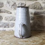 Large Roger Jacques stoneware pitcher