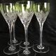 Roemer wine glasses in crystal