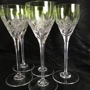 Lot de 5 verres à vin Roemer en cristal