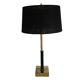Stylish Brass Table Lamp By Deknudt