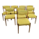 Ensemble de 8 chaises en palissandre, années 1960
