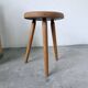 Golden oak tripod stool