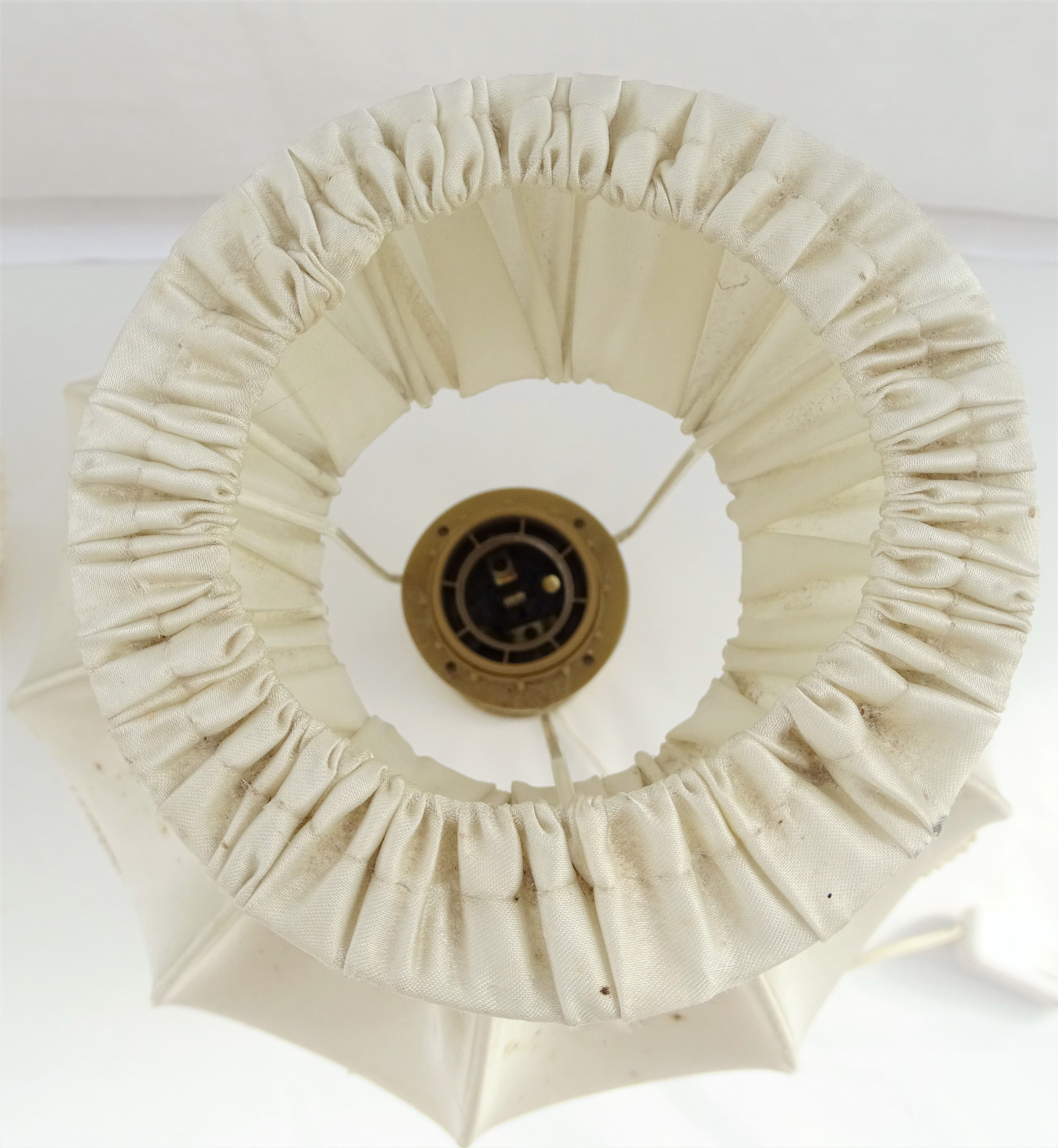 Pair of vintage bedside lamps