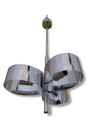 Lustre Trefle en inox