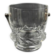 Daum France Sorcy model ice bucket in clear crystal