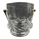 Seau à glaçons Daum France modèle Sorcy en cristal clair