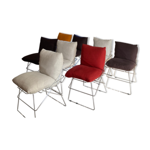 Chaise salle à manger modèle sof sof d'Enzo Mari, édition driade
